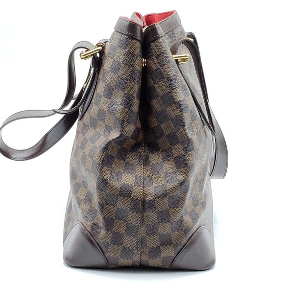 100% Authentic Louis Vuitton Hampstead MM Damier Ebene Tote Bag 700-71421 - Picture 3 of 16